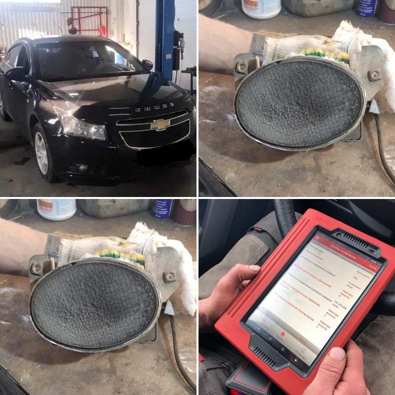 Удалили катализатор на Chevrolet Cruze в Уфе