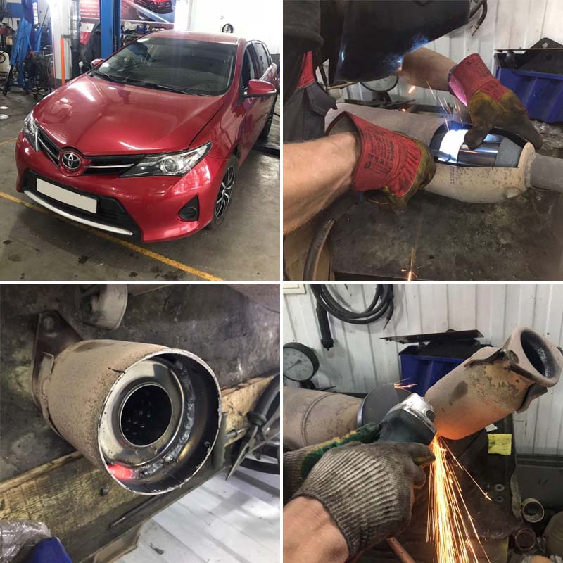 Удалили катализатор на Toyota в Уфе