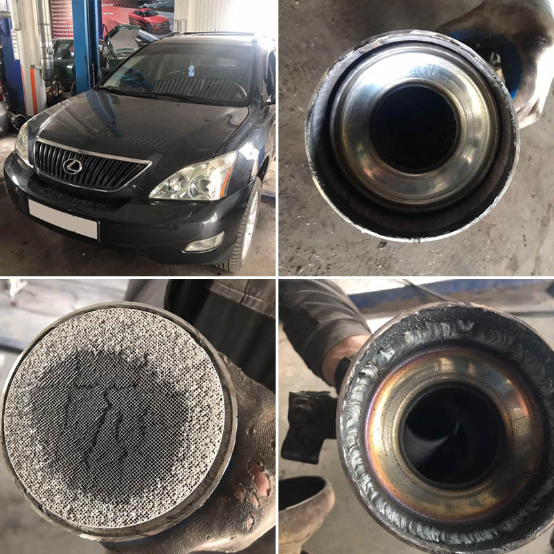 Удалили катализатор на Lexus RX330 в Уфе