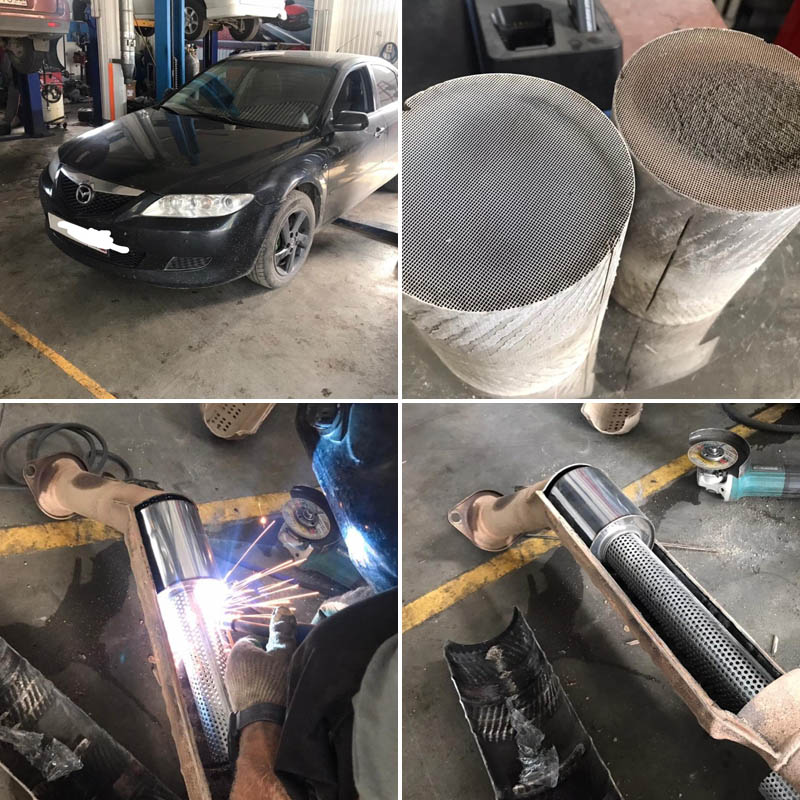 Удалили катализатор на Mazda 6 в Уфе